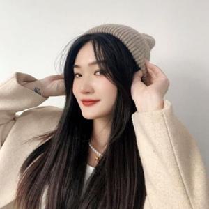 브랜뉴 니트 비니 겨울 모자 브라운