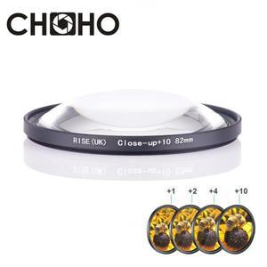 클로즈업 필터 매크로 렌즈 82mm + 1 2 4 10 돋보기, 캐논 니콘 소니 카메라 액세서리