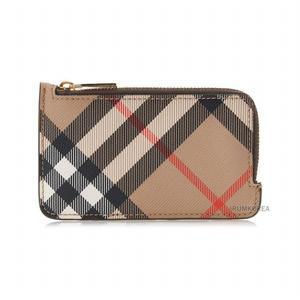 [라벨루쏘]  FW24 여성 체크패턴 지퍼 카드지갑 8094278 LS SOMERSET CARDCASE BIN B9368