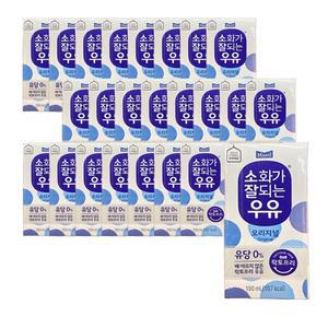 매일유업 소화가 잘되는 멸균우유 190ml 24팩 오리지널 흰우유