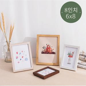 슬림모던 액자프레임 우드탁상 포토테이블 6x8인치