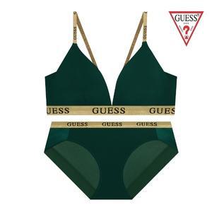 [롯데백화점]게스 골드밴드딥그린브라렛세트(GBWBR742BP742DGR)