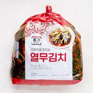 종가 오래오래 맛있는 열무김치, 2.5kg, 1개 one option