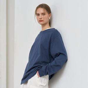 UNISEX 쿨링 롱 슬리브 티 [DUST BLUE] / SBE1U01004-WOMAN