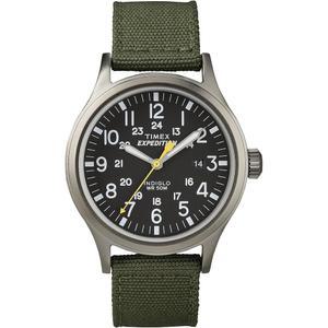 타임스 남성 익스페디션 스카우트 40mm 시계 u2013 가죽 스트랩