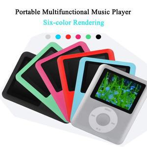 미니 MP3 음악 플레이어  휴대용 라디오 FM 메모리 전자책 지원