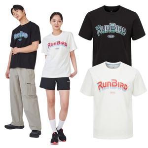 [미즈노](하남점) 24SS 공용 런버드 반팔 티셔츠 RUNBIRD SHORT SLEEVE 32YA415002 32YA415009 2C 면소재