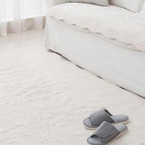 순면 카페트 BEDCOVER 에바 워싱 아이보리 특대형