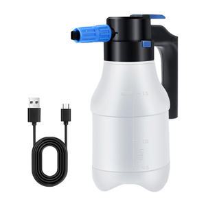 세차 전기 물총 USB 충전식 전기 세차 스프레이 병 핸드 펌프 거품 분무기 자동차 세차 도구 1 5L