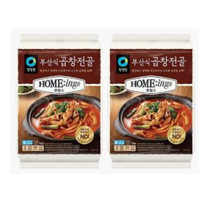 청정원 호밍스 부산식 곱창전골 760gx2 맛있는 간편식 한국식품