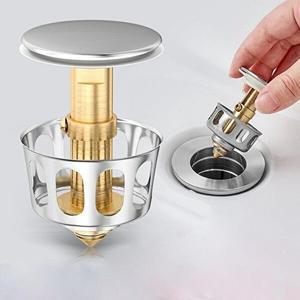 [셀러허브 1]세면대 막힘 방지 거름망 팝업 물 마개 캡 DD-11893