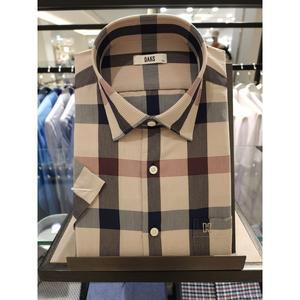 [닥스](의정부점)2025 S/S 반소매 일반핏 이지케어 닥스체크남방(DLS1SHCS143I1)