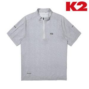 [롯데백화점]케이투 남성 홀리텍(HOLITEC) 반팔 집업 티셔츠 (KMM24213) (3컬러)