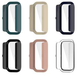 샤오미 밴드용 하드 PC 케이스 유리 액티브 스크린 보호대 필름 Miband 9 풀 커버 쉘