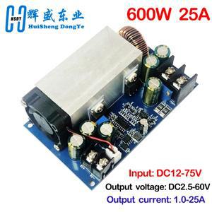 DC12-75V 600W 25A DC-DC 벅 정전압 정전류 컨버터 벅 레귤레이터 가변 전원 모듈
