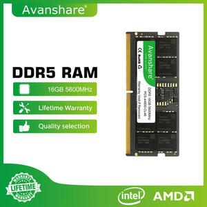 노트북 DDR4 PC5 32GB DDR5 Sodimm 메모리 PC3L 컴퓨터 3200 PC4 Avanshare PC3 8GB 2400 16GB 5600MHz 4GB 2666 1333 Ram DDR3 1600