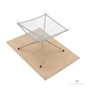 별하샤인 화재예방 캠핑 방염포 56X80CM 화로받침대 버너받침대 깔개