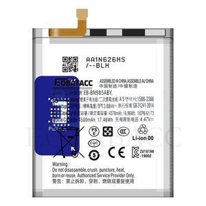 호환 Galaxy Note EB-BN985ABY 삼성 용 교체 도구 4500mAh EOTABACC 전화 20 새 Note20 배터리