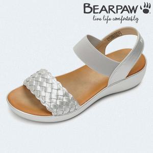 (여성) HILTON III 힐튼3 BEARPAW 실버 3.5CM 스트랩 밴딩 샌들 K2783016RB-W