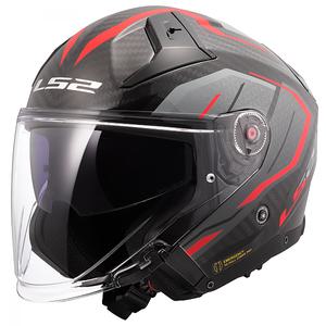 LS2 오픈페이스 카본/OF603 오픈페이스(1300g) / LS2 OF603 INFINITY II URUS RED