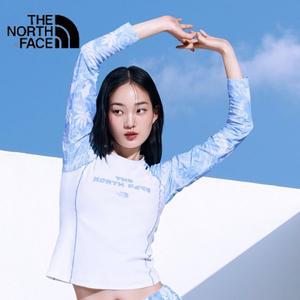 [노스페이스]여성 서퍼 프린트 긴팔 래쉬가드 NT7TR33A_s