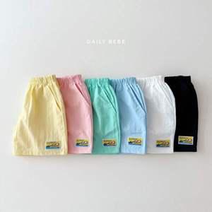 [연투] 데일리베베 25여름 바스락반바지 여아 남아 반바지 돌아기옷 유아 키즈 아동복