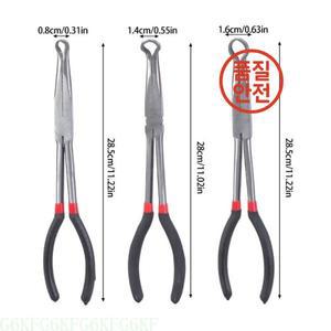 철근 절단G6KF 11 인치 호스 그립 플라이어 세트 자동차 및 주택 수리를위한 3 개의 크기 코