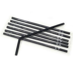 7mm 21cm 개별 포장 자바라형 주름 빨대 스트로우 500개 1봉