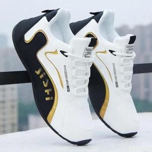 남성 PU 가죽 방수 운동화 캐주얼 스포츠 신발 경량  플랫 미끄럼 방지 테니스 Zapatillas Hombre