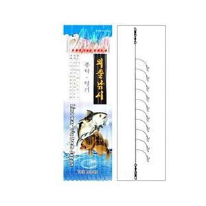 [셀러허브 1]ST 씨타임 더문 볼락열기 외줄채비 10본 바늘/스포츠/레저/낚시/낚시용품/바다낚시/바다낚싯