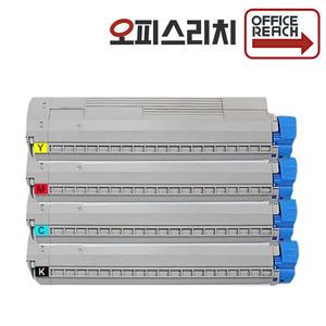 OKI C844nw 토너 고품질 재생 칼라4색세트 (칩장착)46861312