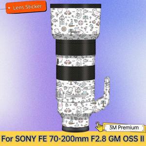소니 FE 70-200mm F2.8 GM OSS II 렌즈 스티커, 보호 스킨 데칼 필름, 스크래치 방지 코트, SEL70200GM2 70