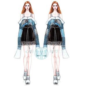 옷맞춤 제작 인체 동적 템플릿 눈금자 패치 워크 의류 디자인 그린 렌더링 도구