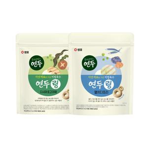 [최종 14,850] [내일도착]샘표 연두링 멸치+다시마 140gx2(70입)