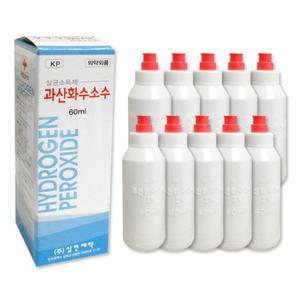 삼현 과산화수소수 60ml 10병/에탄올/청솔/소독/알콜