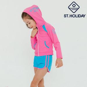 [ST홀리데이] 여아 래쉬집업세트_ST203로이핑크