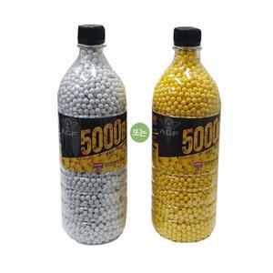 6mm BB탄 5000발 색상랜덤 1통 비비탄알