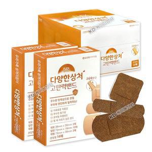 [기타]밴드골드 고탄력 프랙스 밴드 혼합 14매x20갑 총280매