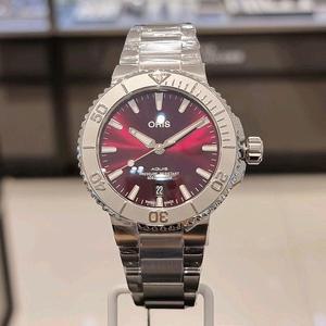 [대구백화점] [오리스(ORIS)]애커스 데이트 릴리프 체리레드(733 7766 4158-07 8 22 05PEB)