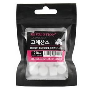 앵글러-고체산소 20정 고체형 산소 발포제 기포기 대체 고체산소