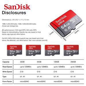 메모리카외부하 SanDisk 마이크로 SD 메모리 카 TF/SDCard 32GB 64GB 32g 64g 128g 120 M/S Microsd Class1