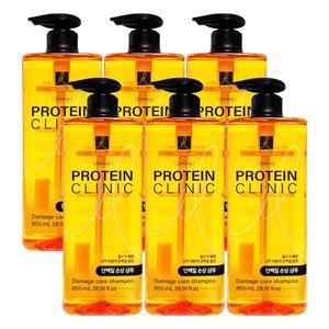 엘지 엘라스틴 아미노 프로틴 클리닉 단백질 샴푸 손상케어 855mL X 6개