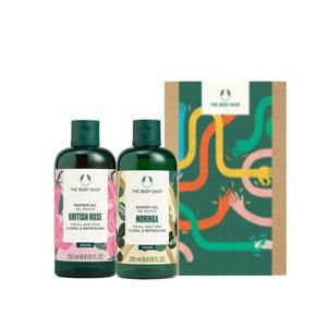 [더바디샵](의정부점)샤워젤 2종 선물세트 (브리티쉬로즈+모링가) [신세계의정부점]
