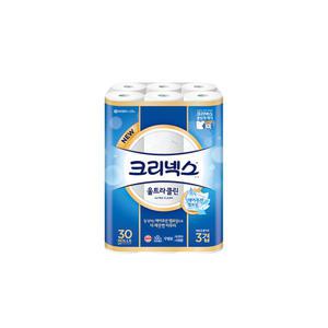 크리넥스 울트라클린 27m 30롤 3겹 화장지