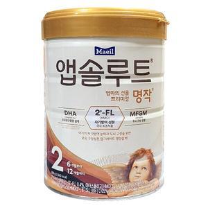 매일유업 앱솔루트 명작 2FL 분유 2단계 800g 1개