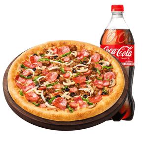 수퍼슈프림 치즈크러스트M + 콜라 1.25L