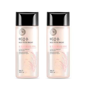 더페이스샵 미감수 브라이트 립앤아이 리무버 120ml  2개