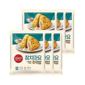 [CJ제일제당]햇반 쿡반 참치마요주먹밥 500g x6개