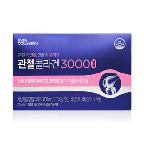 에버콜라겐 관절콜라겐 3000 앰플 25ml x 14개입 x 1개 WY