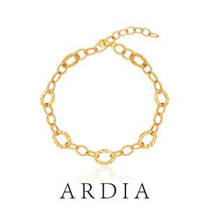 [ARDIA] 아르디아 18K 이태리머신 컷팅 체인 팔찌